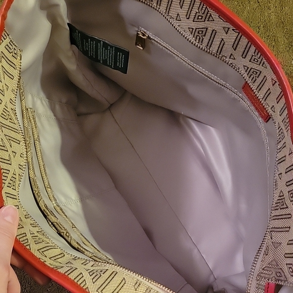 💙LAUREN RALPH LAUREN LOGO PRINT BAG - Picture 3 of 9